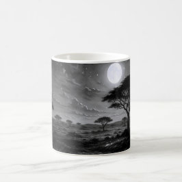 Moonlit African Savanna Koffiemok