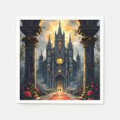 Moonlit Aisle of Eternal Vows –Gothic Wedding Gate Servet (Voorkant)