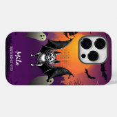 Moonlit Bat - Spooky Fun Het hele jaar door Case-Mate iPhone Case (Achterkant (horizontaal))