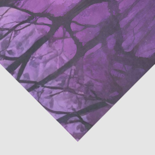 Moonlit Bayou Voodoo Witch – Gothic Decoupage Tissuepapier (Detail)