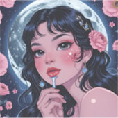 Moonlit Beauty Sticker (Voorkant)