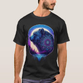 Moonlit-beer T-shirt (Voorkant)