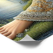 Moonlit Betovering in het Mystic Forest16x20 Poster (Hoek)