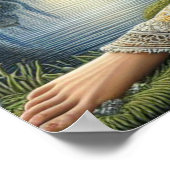 Moonlit Betovering in het Mystic Forest24x18 Poster (Hoek)