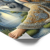 Moonlit Betovering in het Mystic Forest8x10 Poster (Hoek)