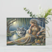 Moonlit Betovering in het Mystic Forest Bedankkaart (Staand voorkant)