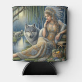 Moonlit Betovering in het Mystic Forest Blikjeskoeler (Voorkant)