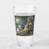 Moonlit Betovering in het Mystic Forest Glas (Voorkant)