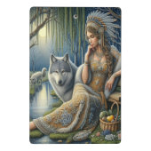 Moonlit Betovering in het Mystic Forest Mini Klembord (Achterkant)