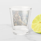 Moonlit Betovering in het Mystic Forest Shot Glas (Achterkant)