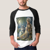 Moonlit Betovering in het Mystic Forest T-shirt (Voorkant)