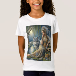 Moonlit Betovering in het Mystic Forest T-shirt
