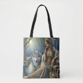 Moonlit Betovering in het Mystic Forest Tote Bag (Voorkant)