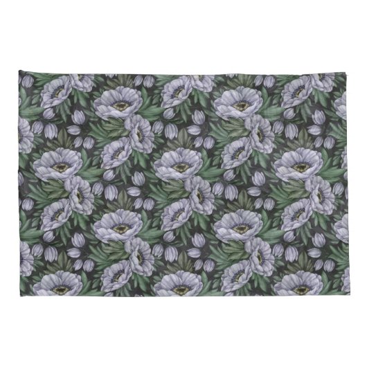 Moonlit Bloom Pillow Hoesjes Kussensloop (Achterkant-Rechts)