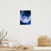 Moonlit Bloom Poster (Keuken)
