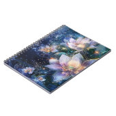 Moonlit Blooms: Enchanted Waters Spiral Notitieboe Notitieboek (Linkerzijde)