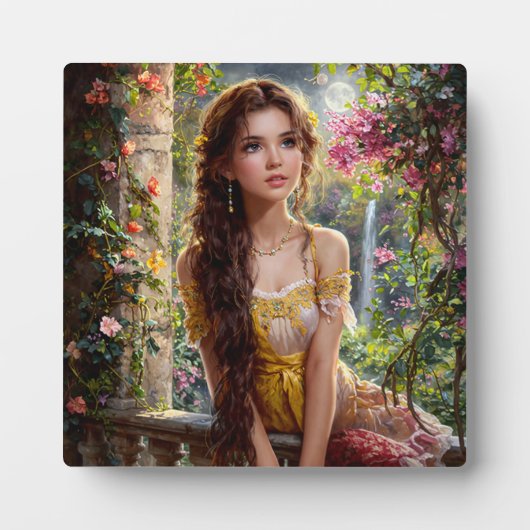 Moonlit Blossom Maiden Fotoplaat (Voorkant)