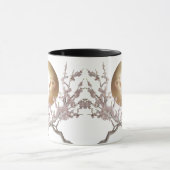 Moonlit Blossoms – Elegante Halve Maan & Kersen Mok (Midden)