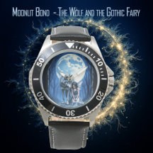 Moonlit Bond – The Wolf and the Gothic Fairy.  