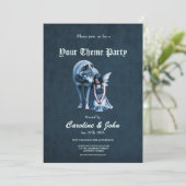 Moonlit Bond – The Wolf and the Gothic Fairy.   Kaart (Staand voorkant)