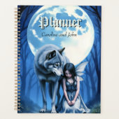 Moonlit Bond – The Wolf and the Gothic Fairy. Planner (Voorkant)