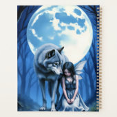 Moonlit Bond – The Wolf and the Gothic Fairy. Planner (Achterkant)