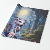 Moonlit Bones – Bewaker van Vergeten Dromen. Cadeaupapier (Uitgerold)