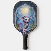 Moonlit Bones – Bewaker van Vergeten Dromen. Pickleball Paddle (Achterkant)