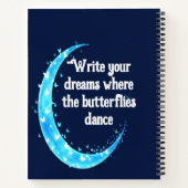 Moonlit Butterfly Journal - Magisch Notitieboek (Achterkant)