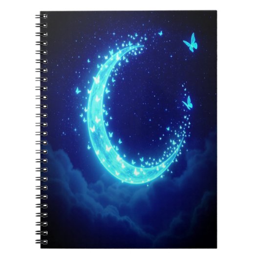 Moonlit Butterfly Journal - Magisch Notitieboek (Voorkant)