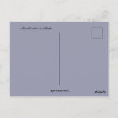 Moonlit Cabin in Alaska Briefkaart (Achterkant)