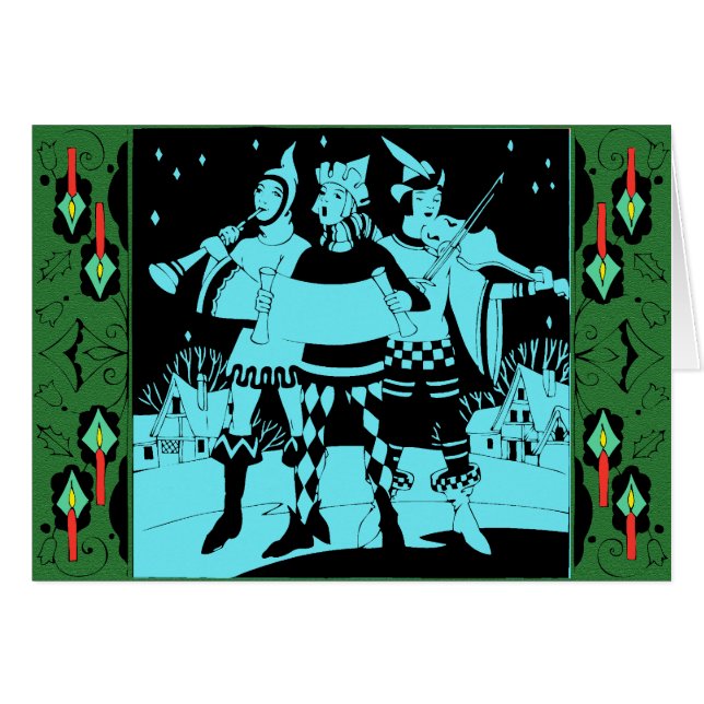 Moonlit Caroling Trio (Voorkant Horizontaal)