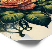 Moonlit Castle Dreamscape beroemd gemaakt door Enc Perfect Poster (Hoek)