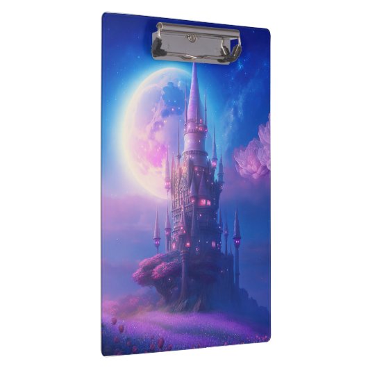 Moonlit Castle dromen Klembord (Rechts)