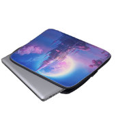 Moonlit Castle dromen Laptop Sleeve (Voorkant onderkant)