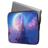 Moonlit Castle dromen Laptop Sleeve (Voorkant Links)