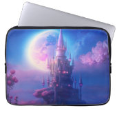 Moonlit Castle dromen Laptop Sleeve (Voorkant)