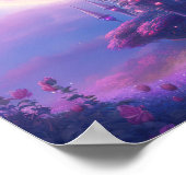 Moonlit Castle dromen Poster (Hoek)