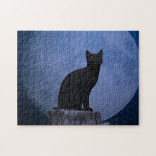 Moonlit Cat Legpuzzel