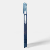 Moonlit Cat on Rooftop Phone Case (Achterkant / Links)