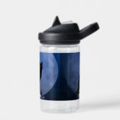 Moonlit Cat Waterfles (Links)