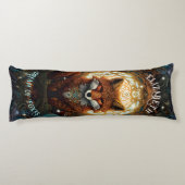 Moonlit Celtic Fox Persoonlijke Natuur Lover Fox Lichaamskussen (Achterkant)