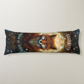 Moonlit Celtic Fox Persoonlijke Natuur Lover Fox Lichaamskussen (Voorkant)