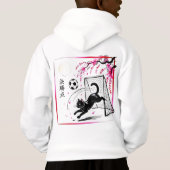 Moonlit Cherry Blossom Cat Soccer for japaness art (Achterkant)