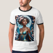 Moonlit Cherry Blossom Fantasy T-shirt (Voorkant)