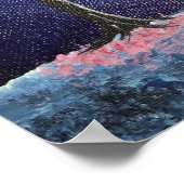 Moonlit Cherry Blossom Poster (Hoek)