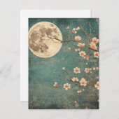Moonlit Cherry Blossom Serenity (Voorkant / Achterkant)