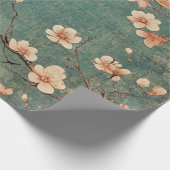 Moonlit Cherry Blossom Serenity Cadeaupapier (Hoek)