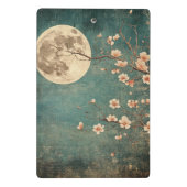 Moonlit Cherry Blossom Serenity Mini Klembord (Achterkant)