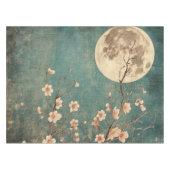 Moonlit Cherry Blossom Serenity Tafelkleed (Voorkant (Horizontaal))
